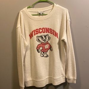 Show your support for the Badgers! Size medium sweatshirt